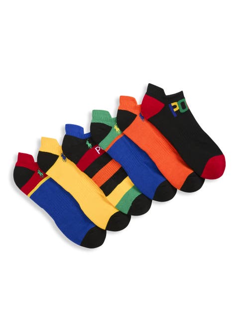 Big & Tall 6-pk Tech Low-Cut Socks