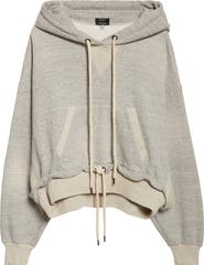 R13 Oversize Cinched Hem Hoodie