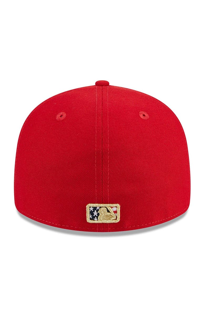 New Era Men's New Era Red San Diego Padres 2023 Fourth of July Low Profile 59FIFTY Fitted Hat, Alternate, color, Red