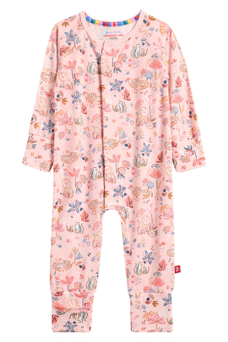 Dandy Lion Magnetic Footie, Main, color, DARK PINK