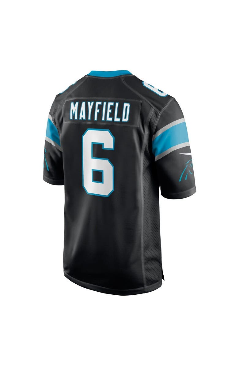 Nike Men's Nike Baker Mayfield Black Carolina Panthers Home Player Game Jersey, Alternate, color,