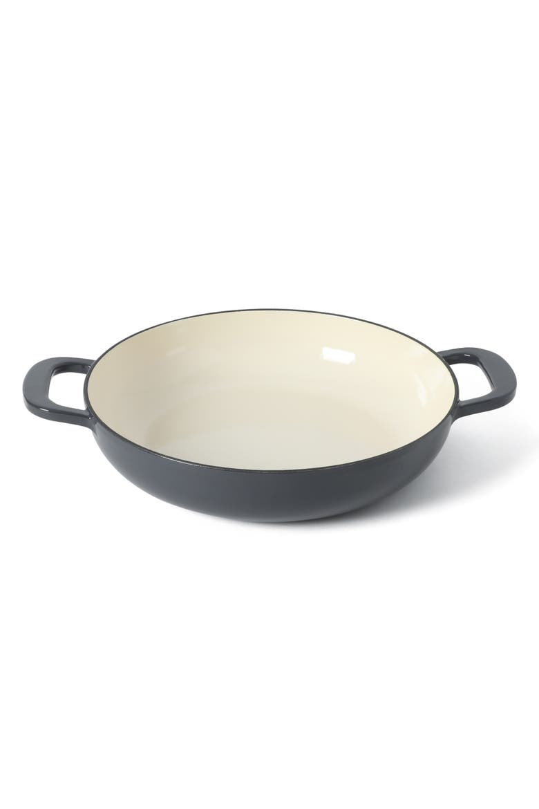 Gatwick 3.5-Quart Enameled Cast Iron Braiser with Lid, Alternate, color, Grey
