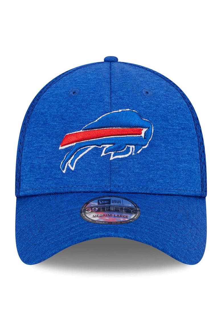 Men's New Era Royal Buffalo Bills Stripe 39THIRTY Flex Hat, Alternate, color, Royal