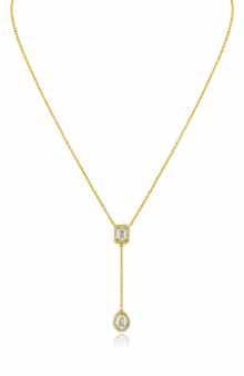 CZ by Kenneth Jay Lane Cubic Zirconia Y-Necklace