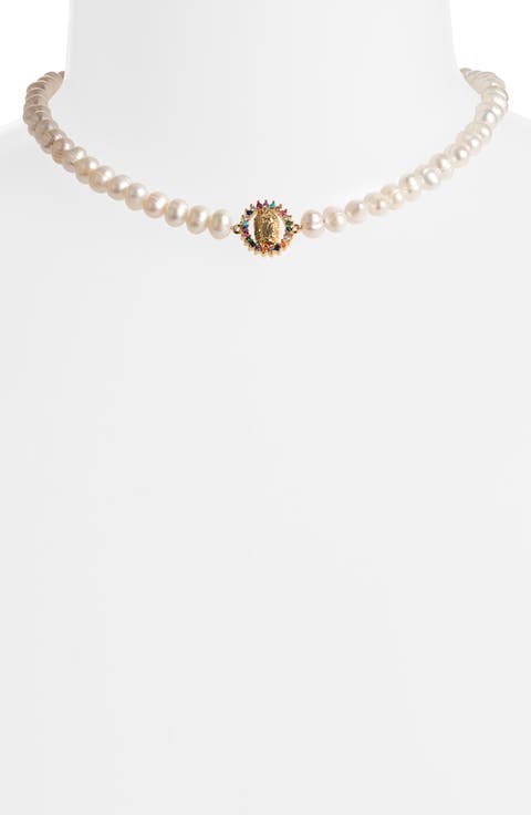 La Virgen Freshwater Pearl Necklace