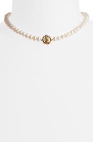 VIDAKUSH La Virgen Freshwater Pearl Necklace
