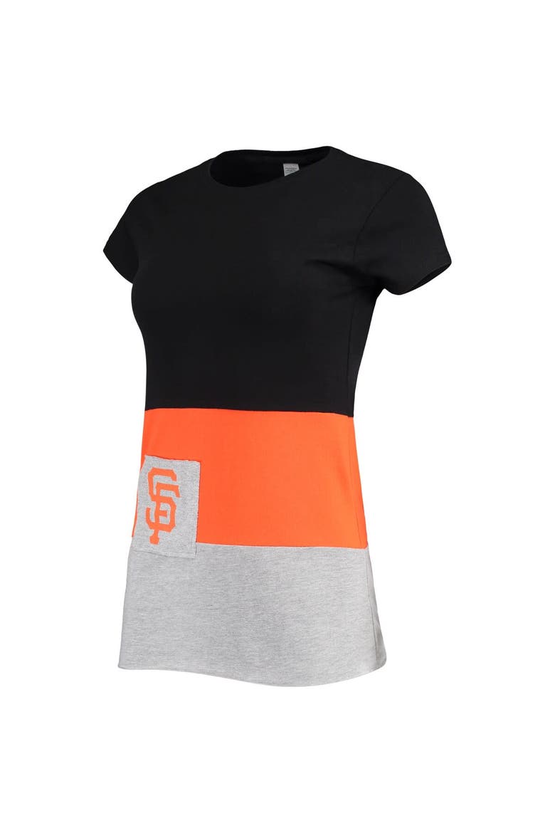 Women's Refried Apparel Black San Francisco Giants Sustainable Fitted T-Shirt, Alternate, color, Black