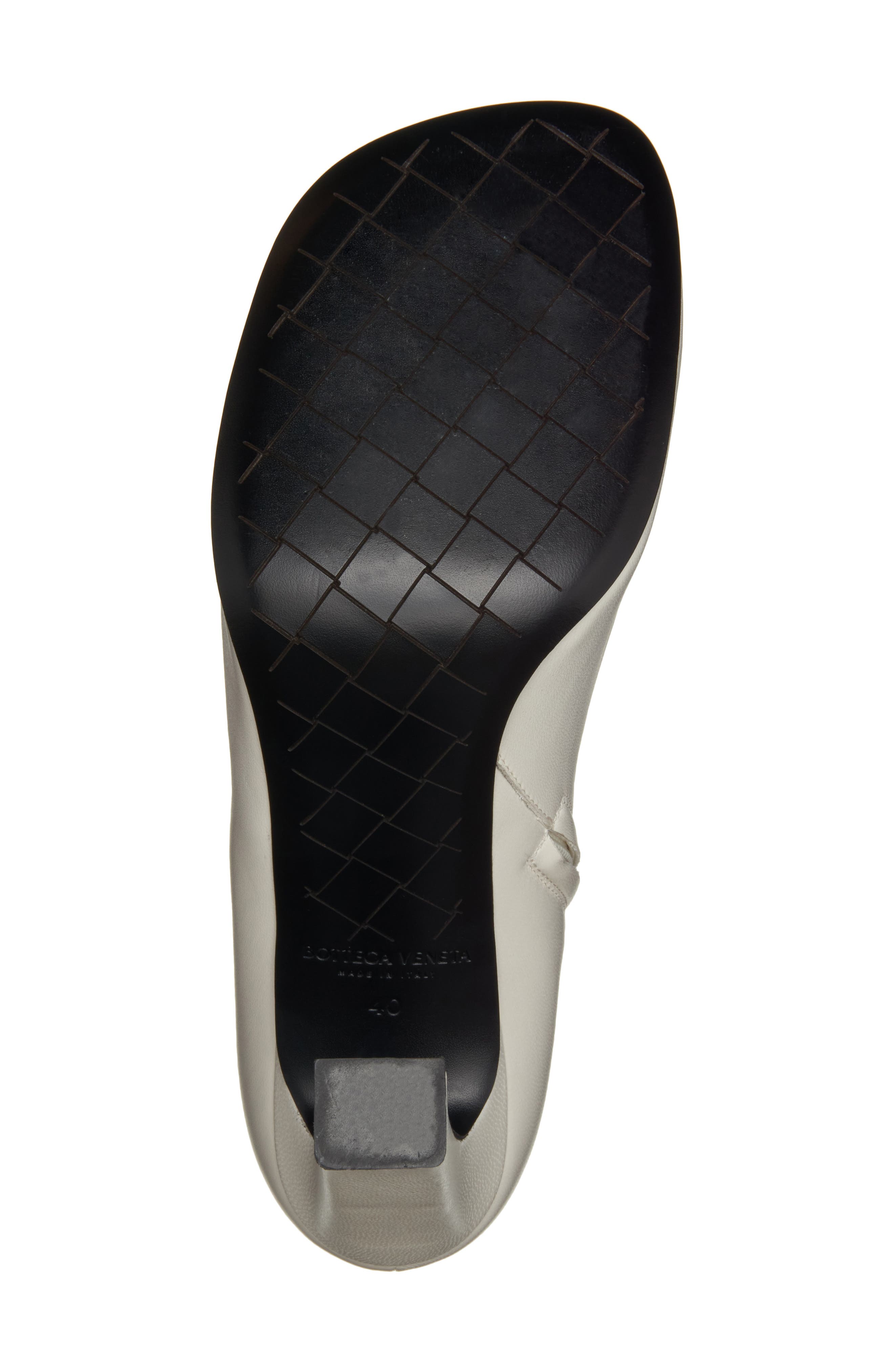 Bottega Veneta Intrecciato Sole Bootie, Alternate, color, Off White