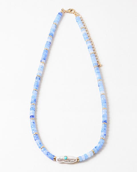 Blue Lagoon Pearl Necklace