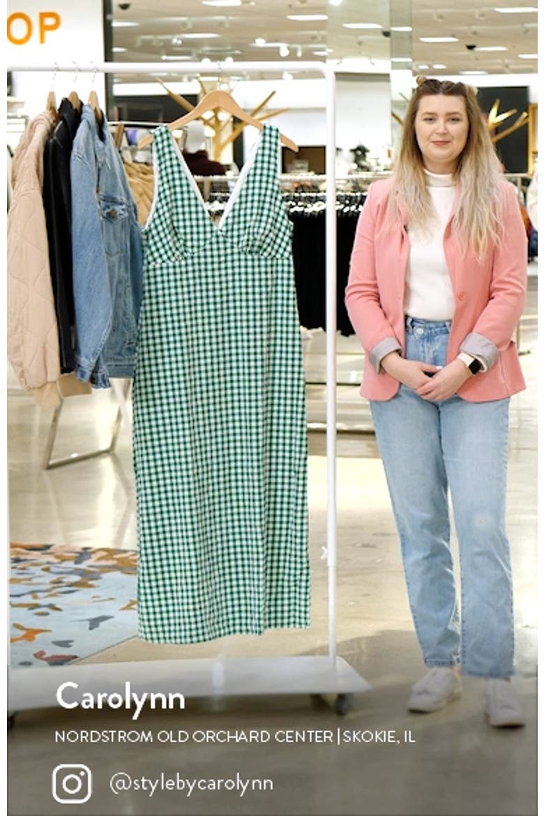 Curve Gingham Maxi Sundress video