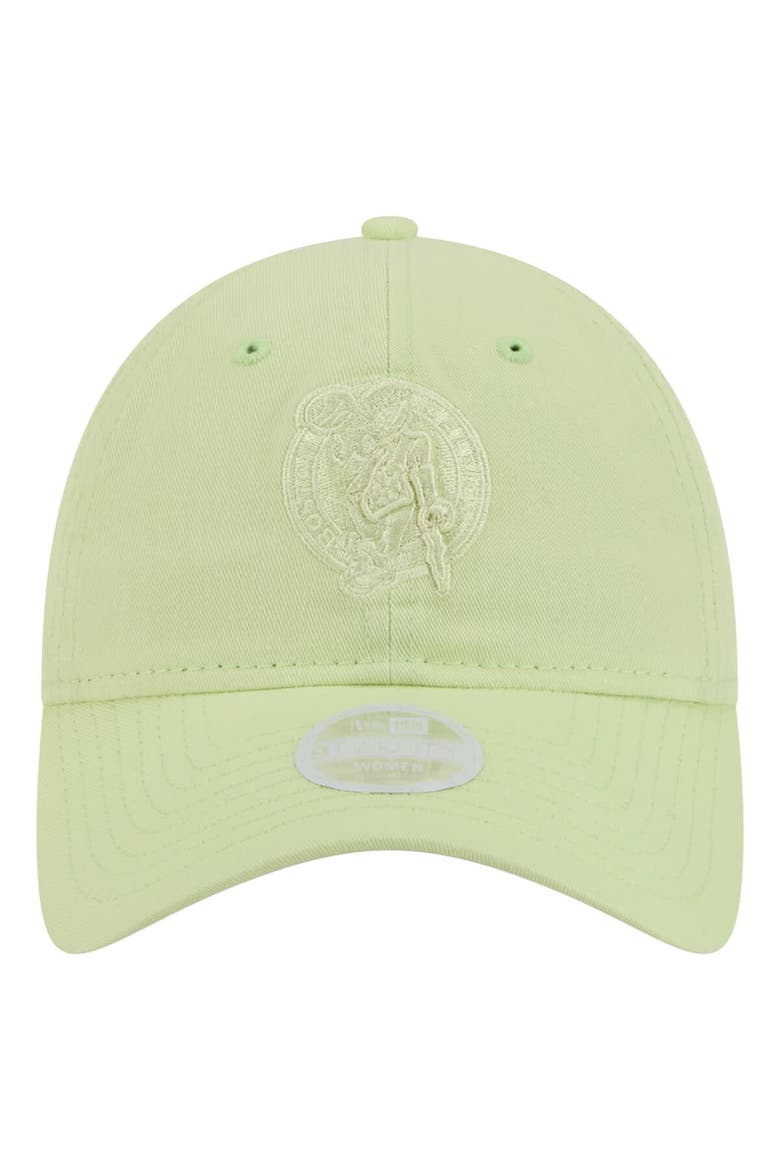 Women's New Era Light Green Boston Celtics Colorpack 9TWENTY Adjustable Hat, Alternate, color, Light Green