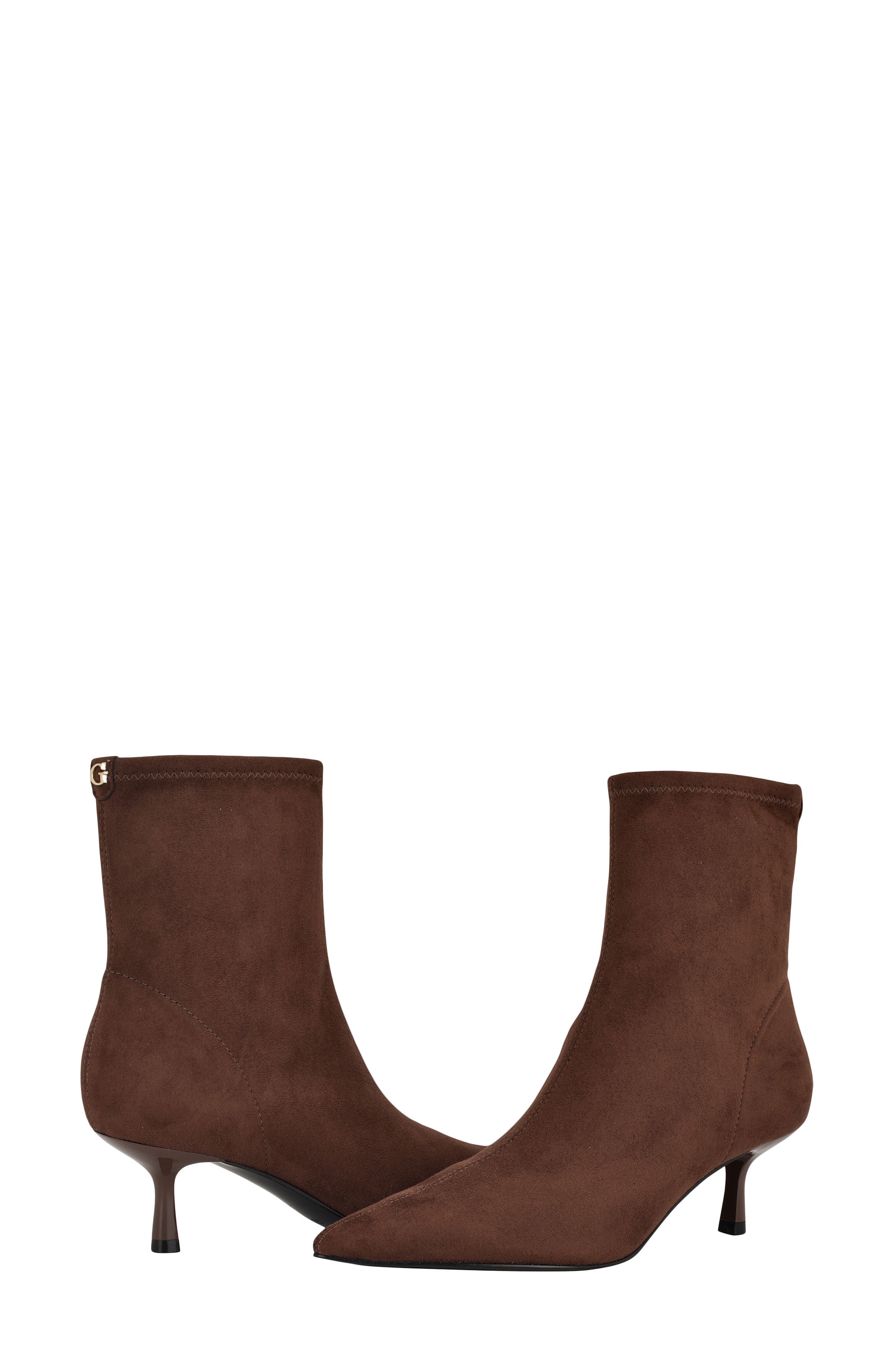 GUESS Yanka Bootie, Alternate, color, Dark Brown