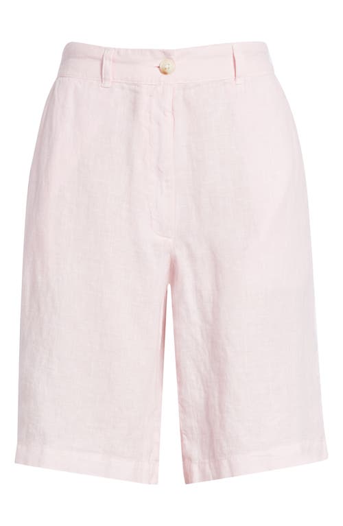 CASLONR CASLON(R) EASY WAIST LINEN BERMUDA SHORTS 