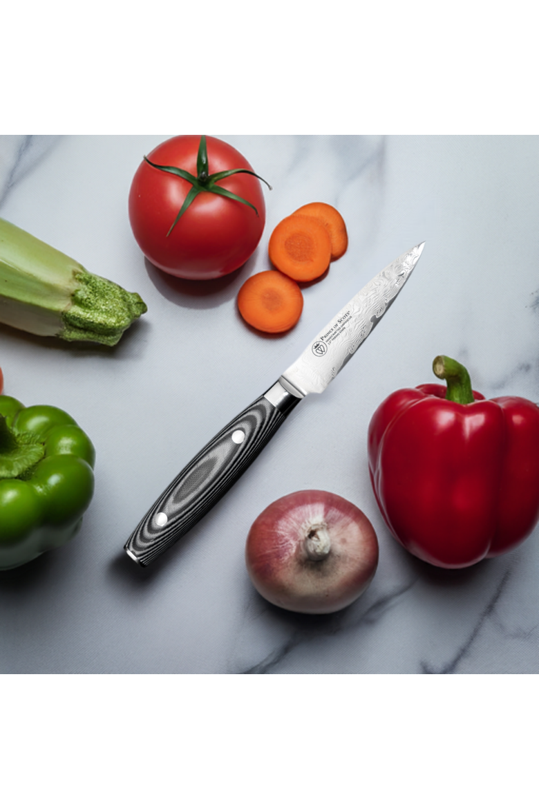 Damascus Paring Knife, Alternate, color, No Color