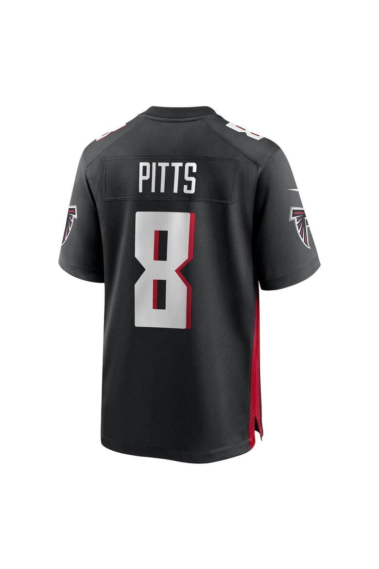 Men's Nike Kyle Pitts Black Atlanta Falcons 2021 NFL Draft First Round Pick Game Jersey, Alternate, color, Black