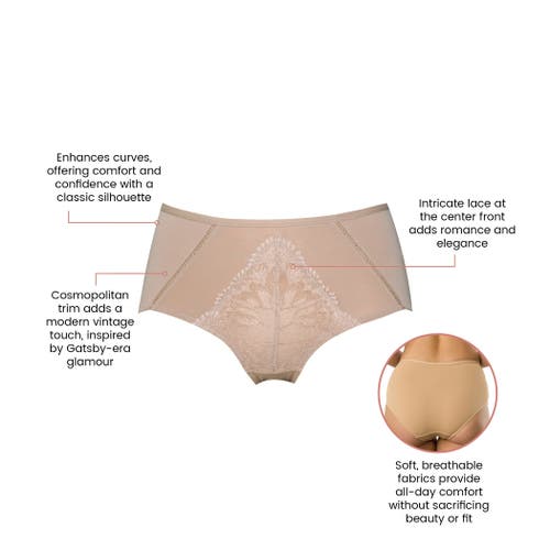 Parfait Charlene High Waist Brief In Brown