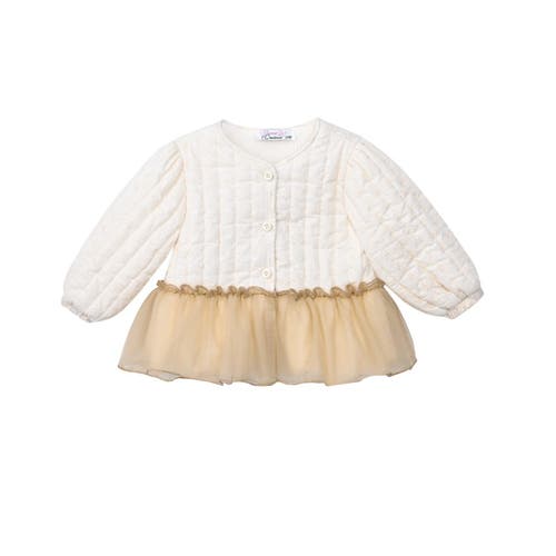 Sweet Cactus Quilted Ruffle Outfit In Multi