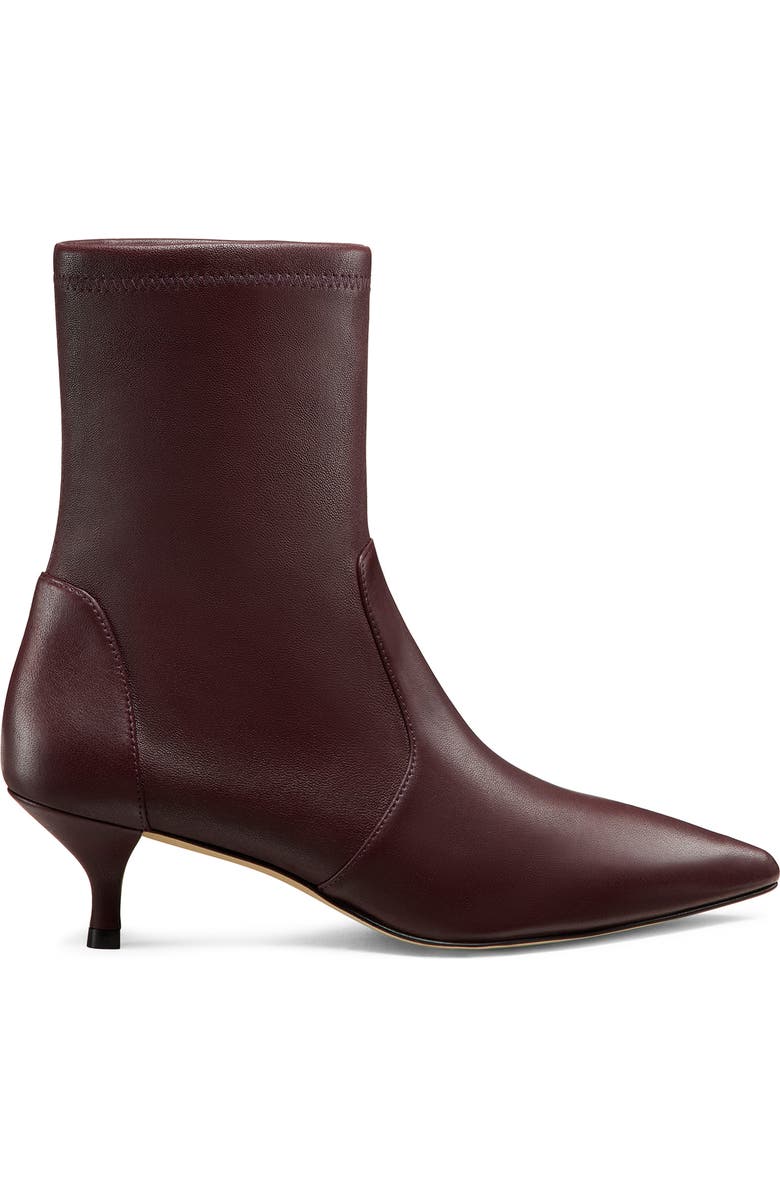 Stuart Weitzman Mara 50 Kitten Heel Bootie, Alternate, color, Cordovan