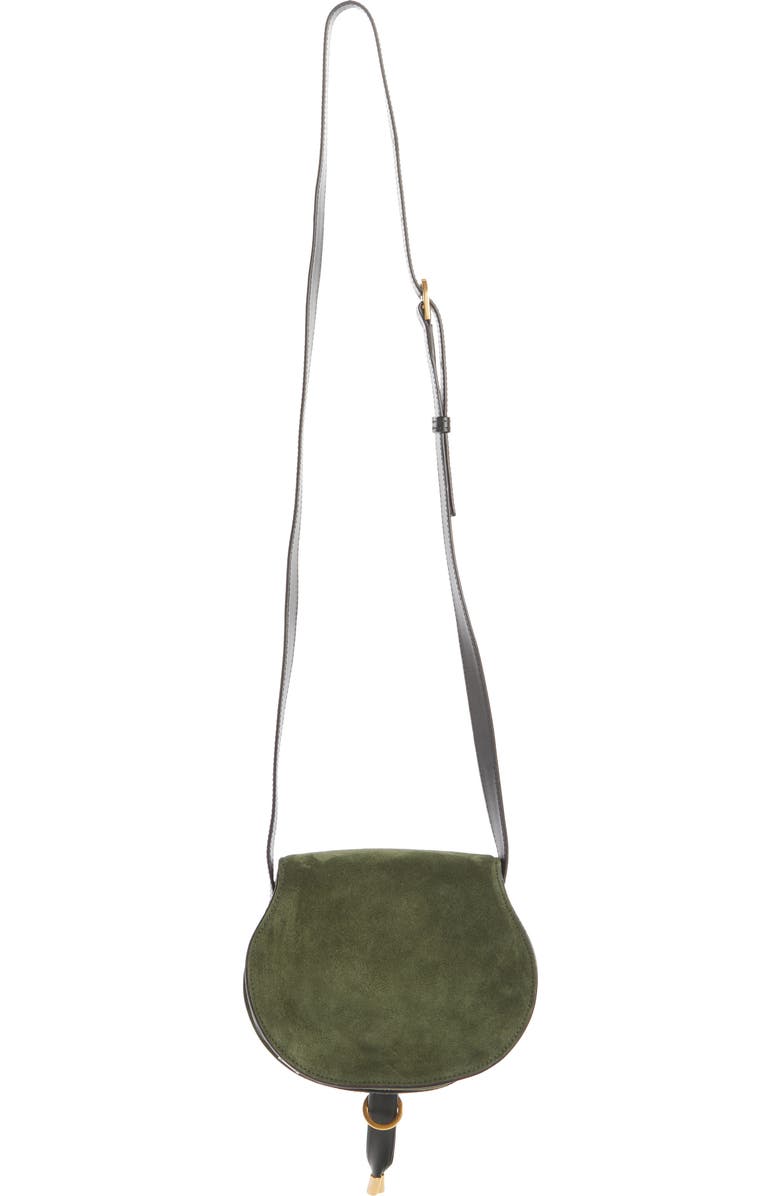 Chloé Small Marcie Suede Crossbody Bag, Alternate, color,