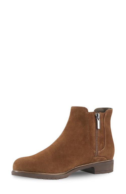 Munro Leighton Chelsea Boot In Brown Suede