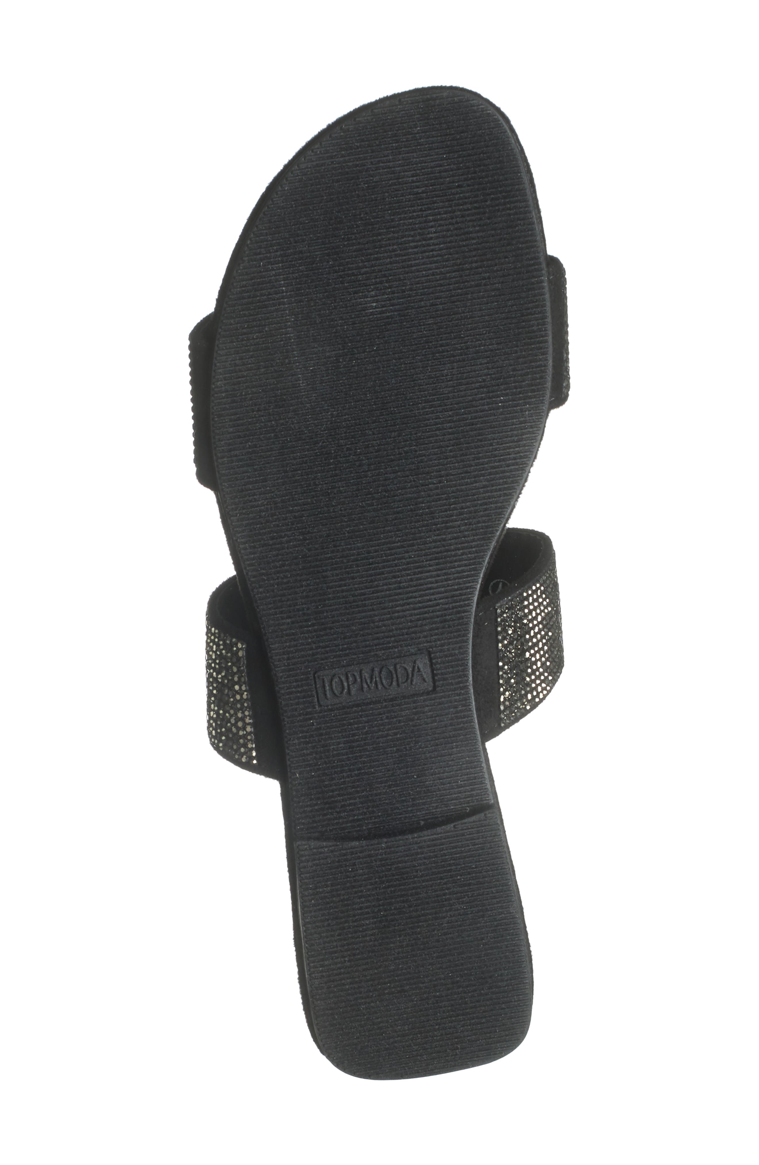 TOP GUY SHOES Embellished Slip-On Sandal, Alternate, color, 