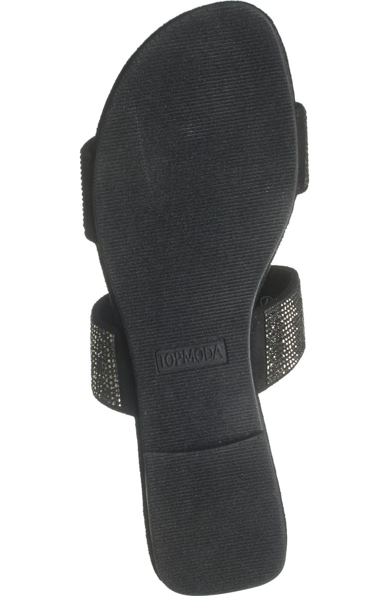 TOP GUY SHOES Embellished Slip-On Sandal, Alternate, color,