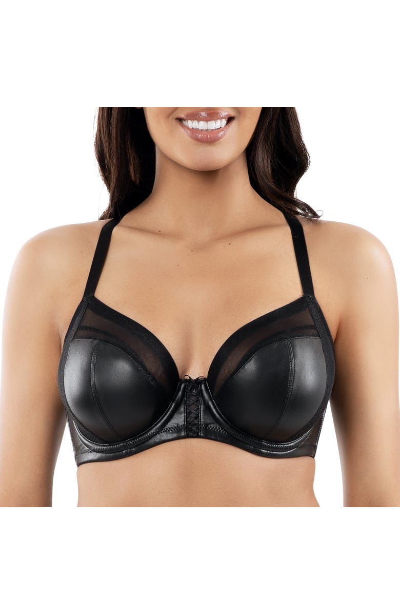 Parfait Stevie Unlined Wired Bra, Main, color, Black