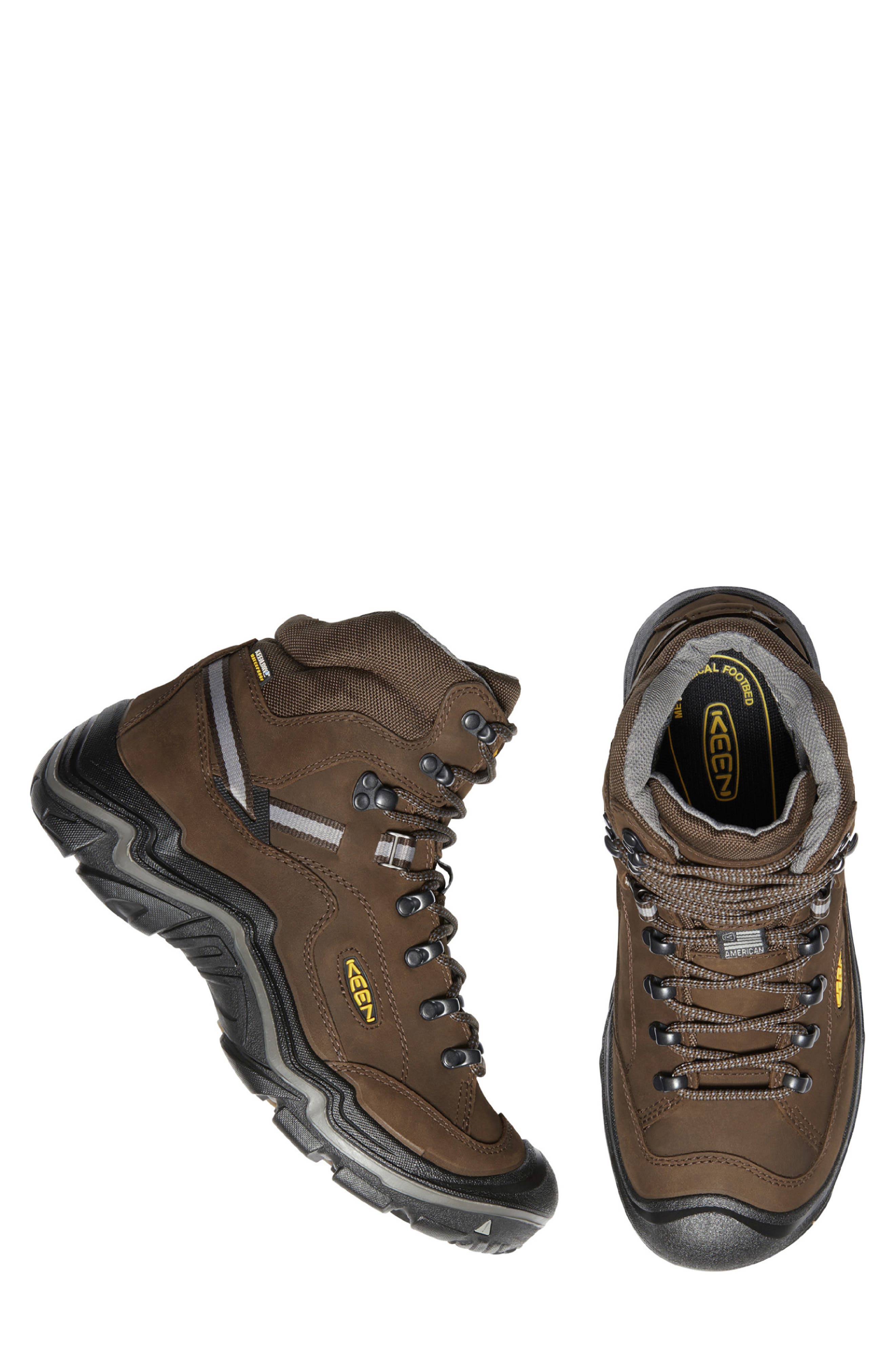 KEEN Duran II Waterproof Leather Mid Hiking Boot, Alternate, color, 