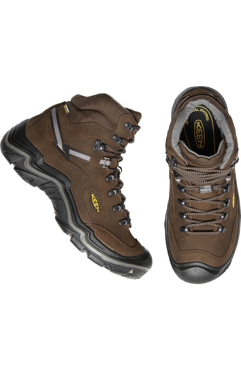 KEEN Duran II Waterproof Leather Mid Hiking Boot, Alternate, color,