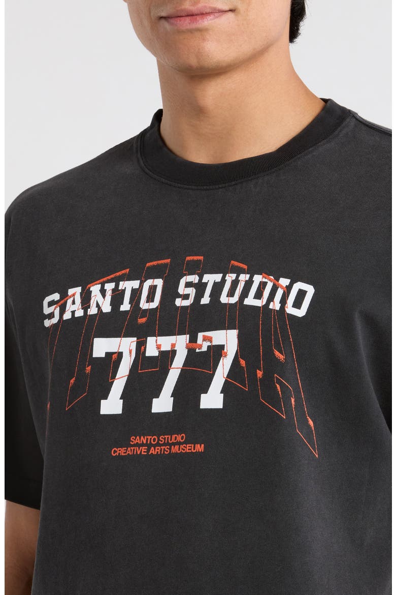 777 Drappo Cotton Graphic T-Shirt, Alternate, color, BLACK