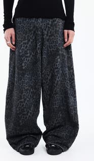 JADED LONDON Leopard Print Monster Sweatpants