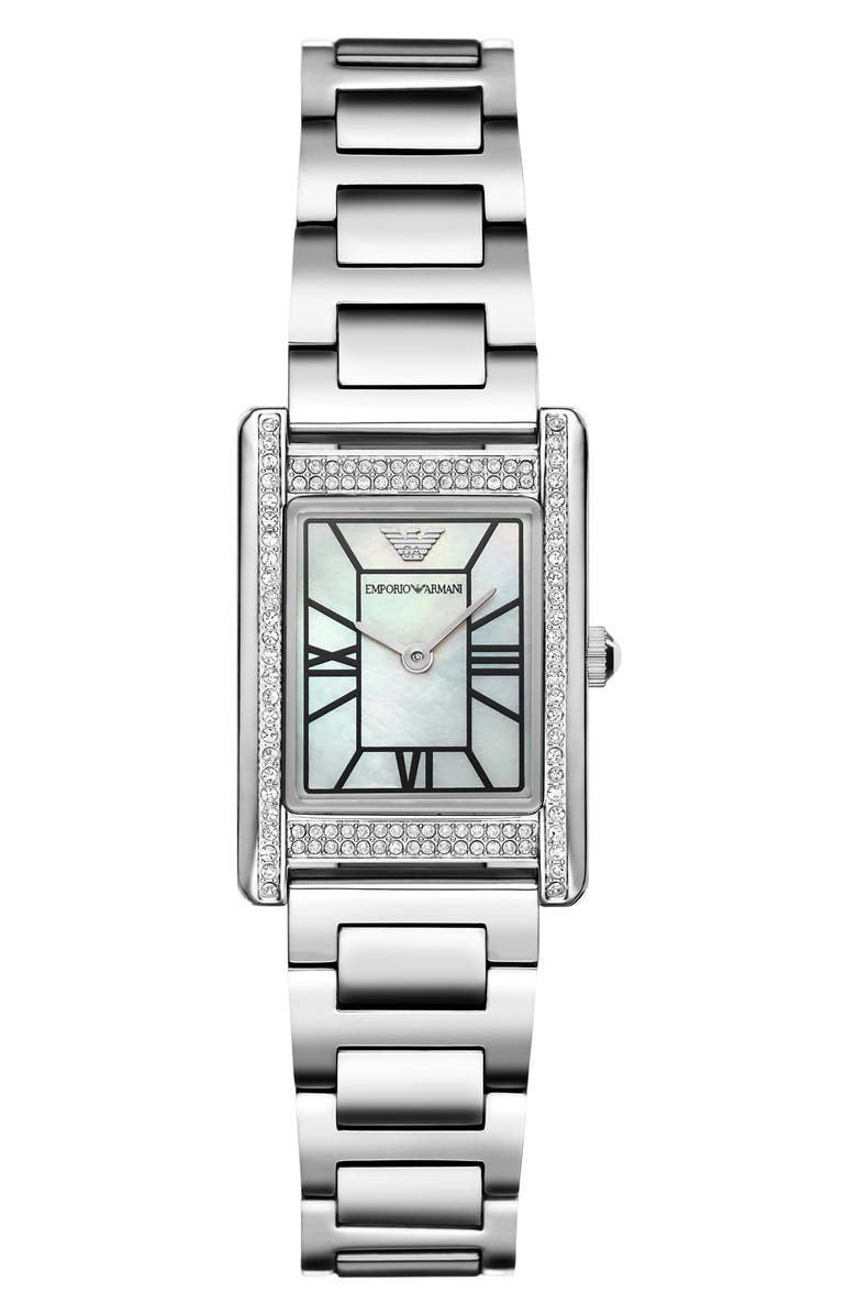 Emporio Armani Mother-of-Pearl Bracelet Watch, 32mm, Main, color,