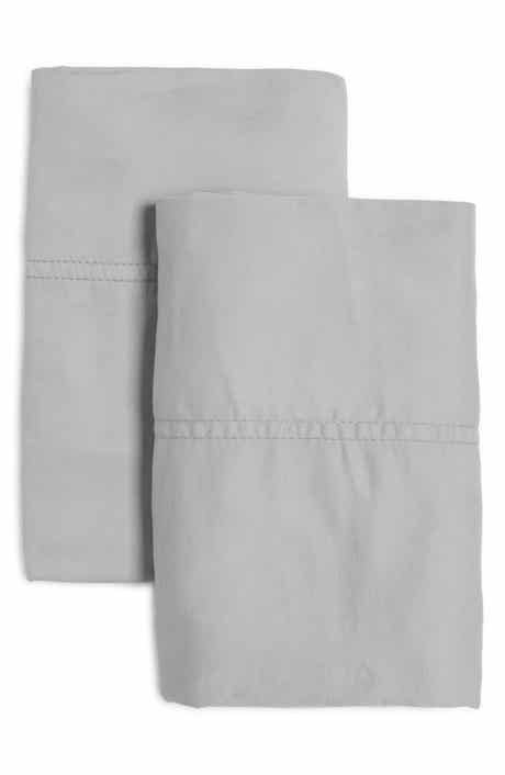 HOMESPUN Set of 2 300 Thread Count Sateen Pillowcases