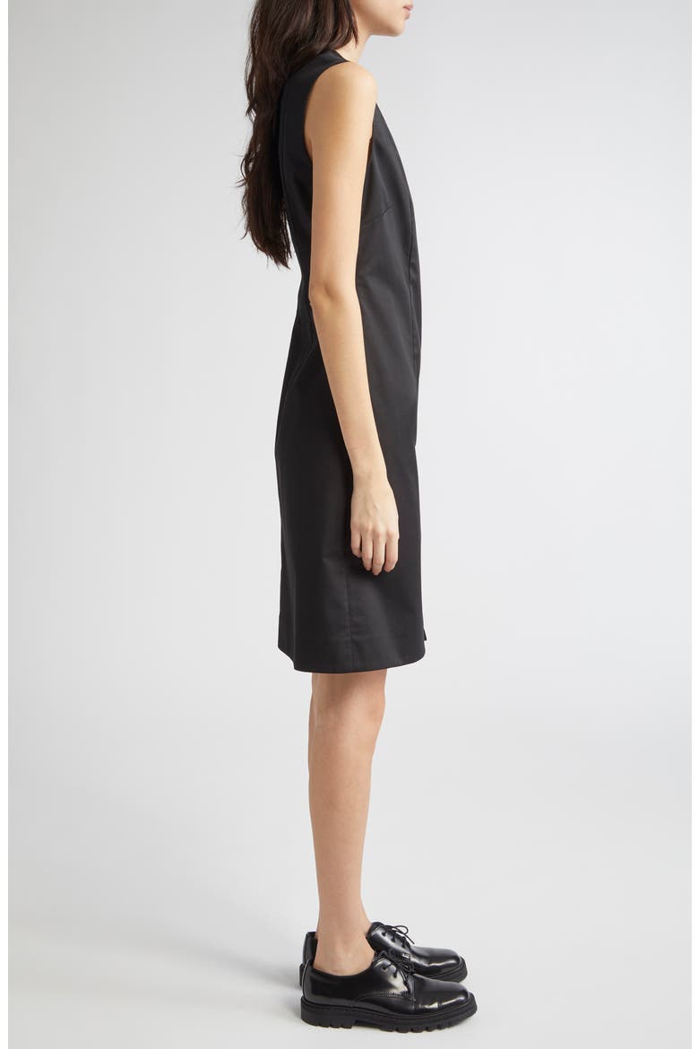 Brooke Full Zip Sleeveless Dress, Alternate, color, BLACK