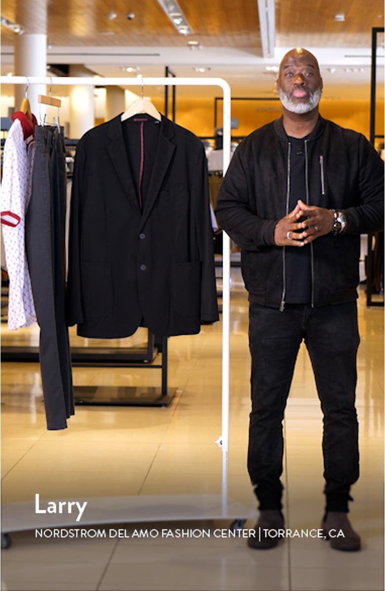 XC Flex<sup>®</sup> Solid Black Knit Sport Coat, sales video thumbnail