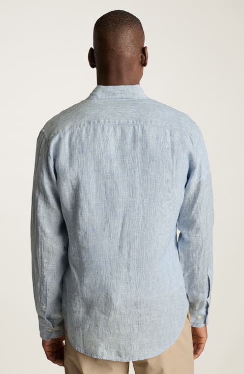 Everyday Linen Slim Fit Button-Down Shirt