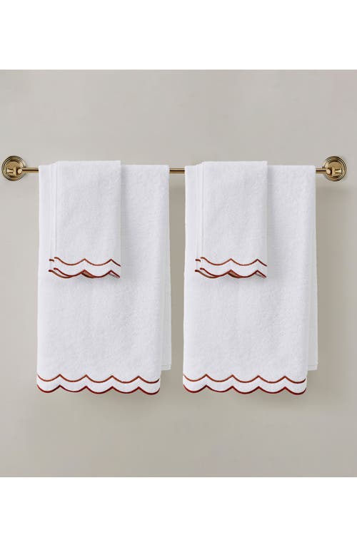Peri Home Scallop 4-piece Towel Set In White