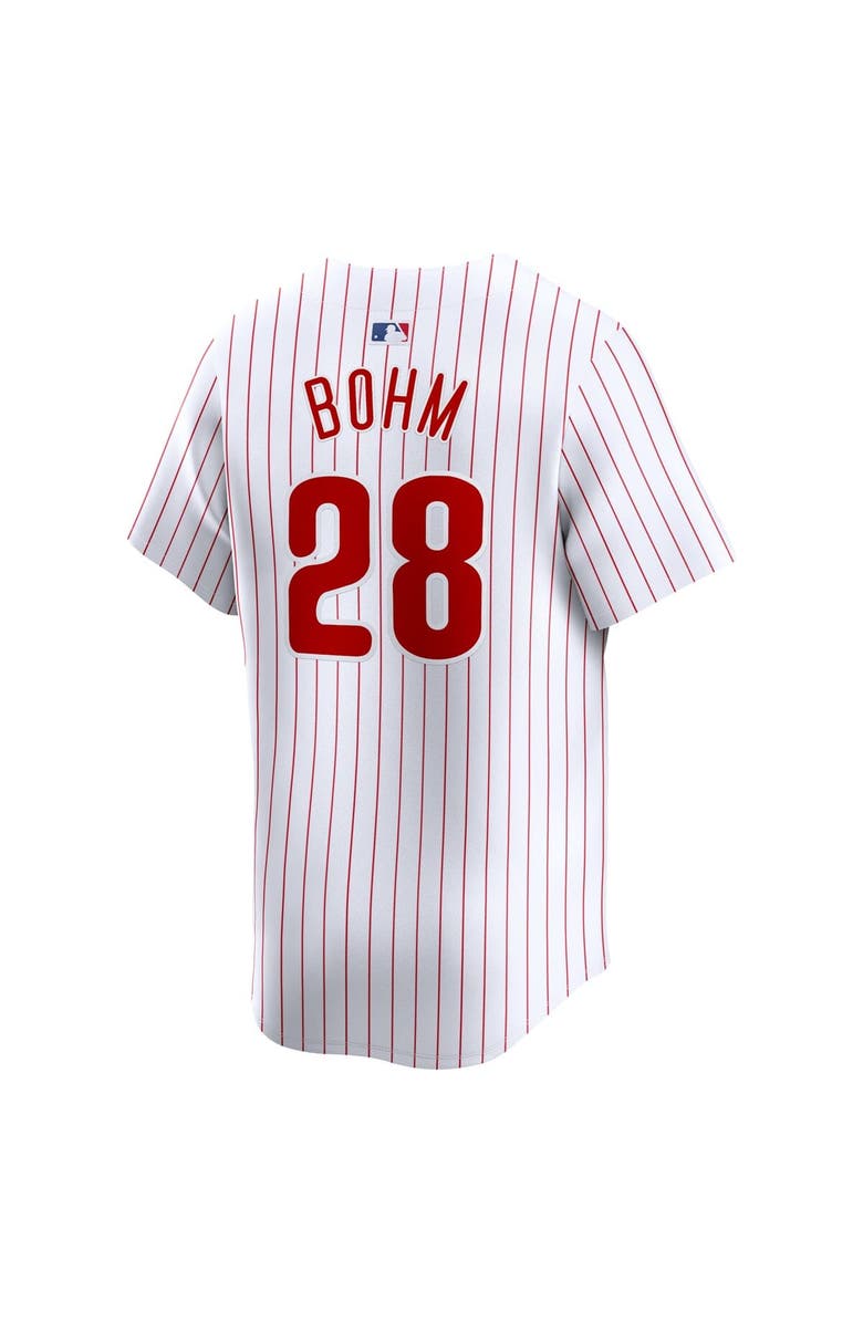 Nike Men's Nike Alec Bohm White Philadelphia Phillies Home Limited Player Jersey, Alternate, color, White