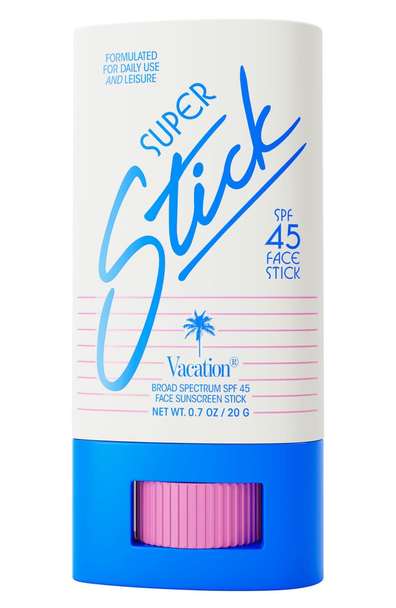 Vacation Super Stick SPF 45 Precision Face Stick Sunscreen, Main, color, 