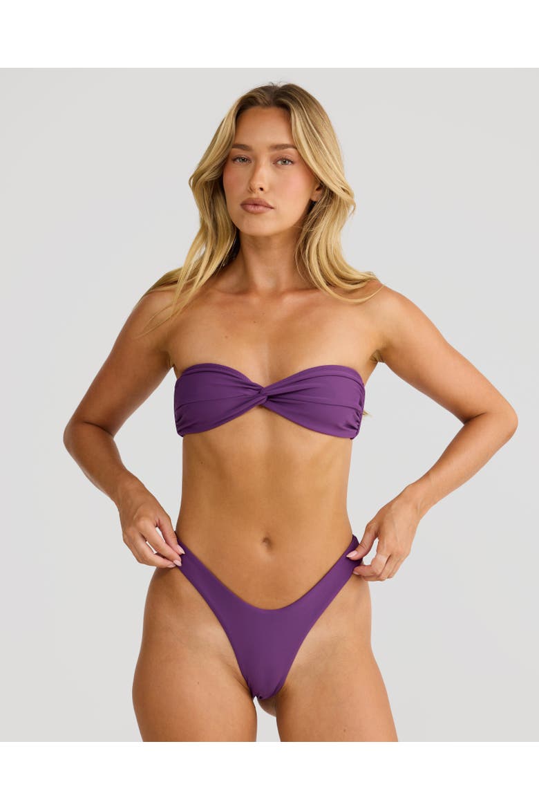 Positano Swim Bottom, Alternate, color, Plum