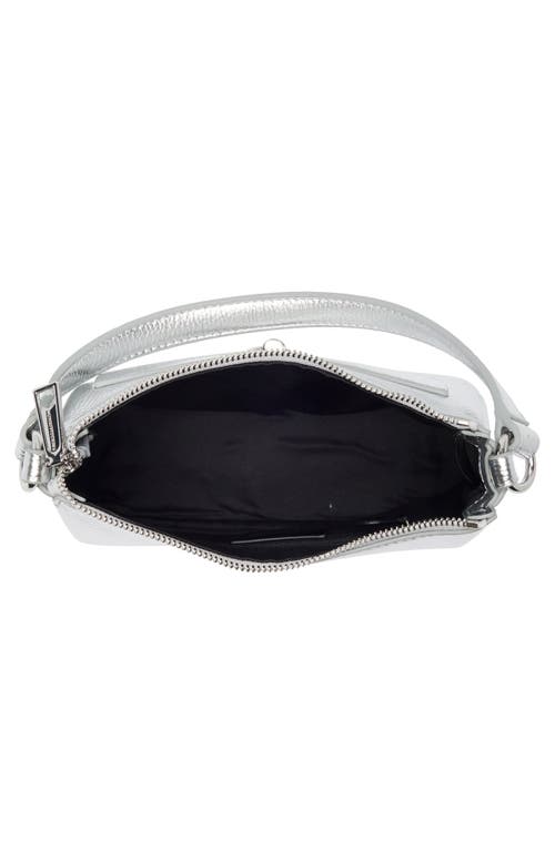 Rebecca Minkoff Megan Mini Shoulder Bag In Silver