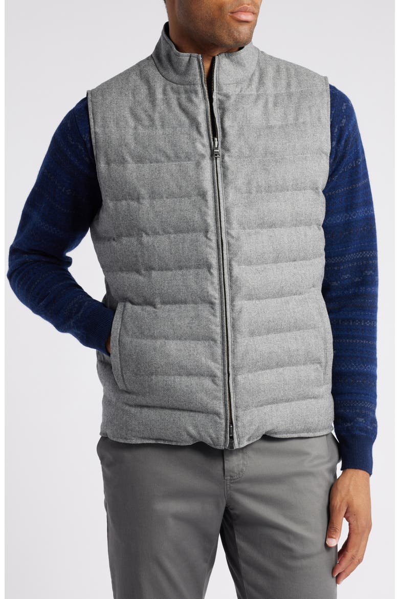 Crown Crafted Whistler Reversible Quilted Vest, Alternate, color, NICKEL