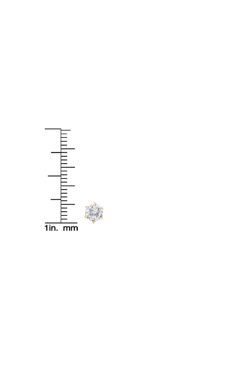 18K Yellow Gold 1-1/2 Ct Near Colorless Diamond Classic 6-Prong Stud Earrings, Alternate, color, Yellow