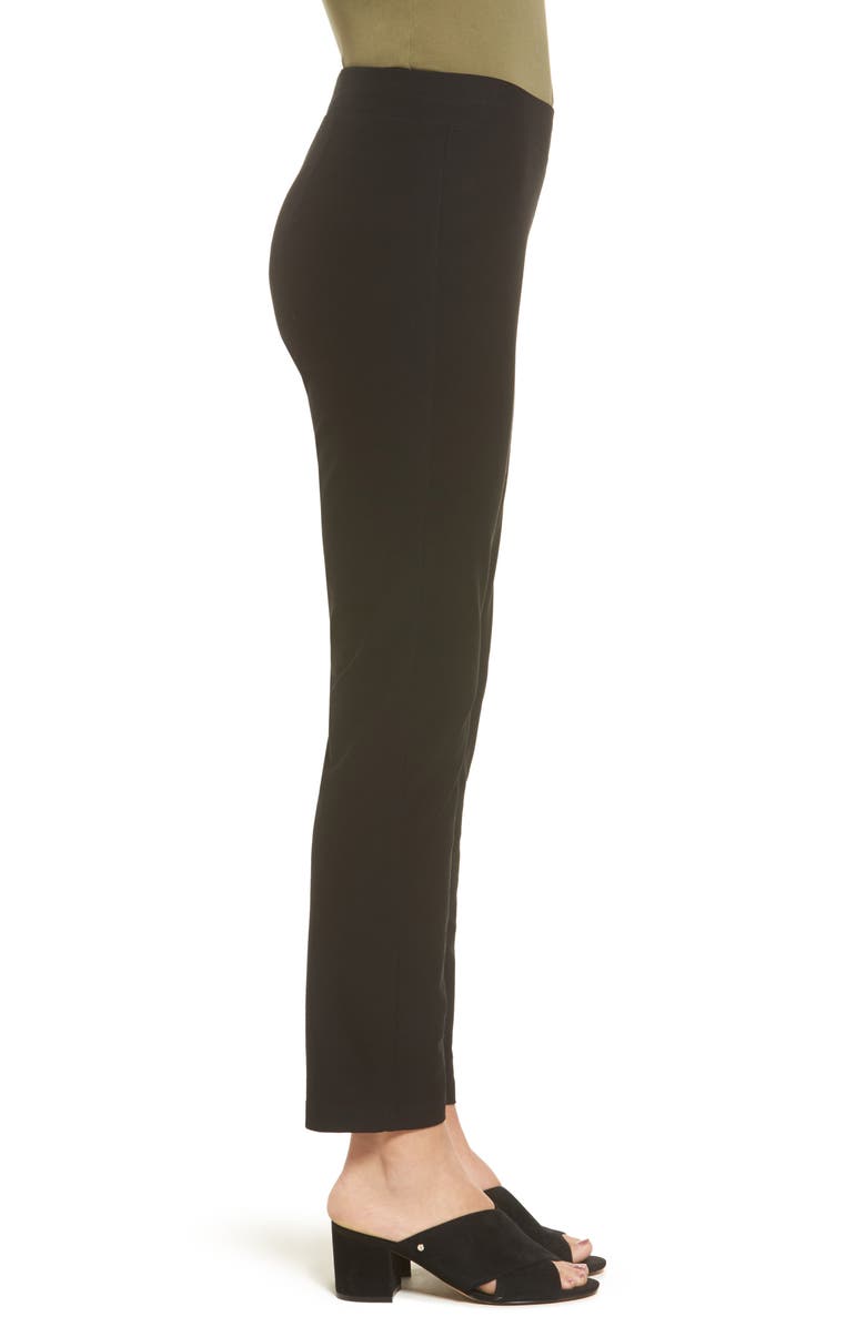 Eileen Fisher Stretch Crepe Slim Ankle Pants, Alternate, color,