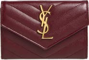 Saint Laurent 'Monogram' Quilted Leather French Wallet