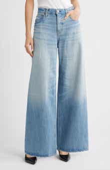 MOUSSY VINTAGE Lowell High Waist Superwide Leg Jeans
