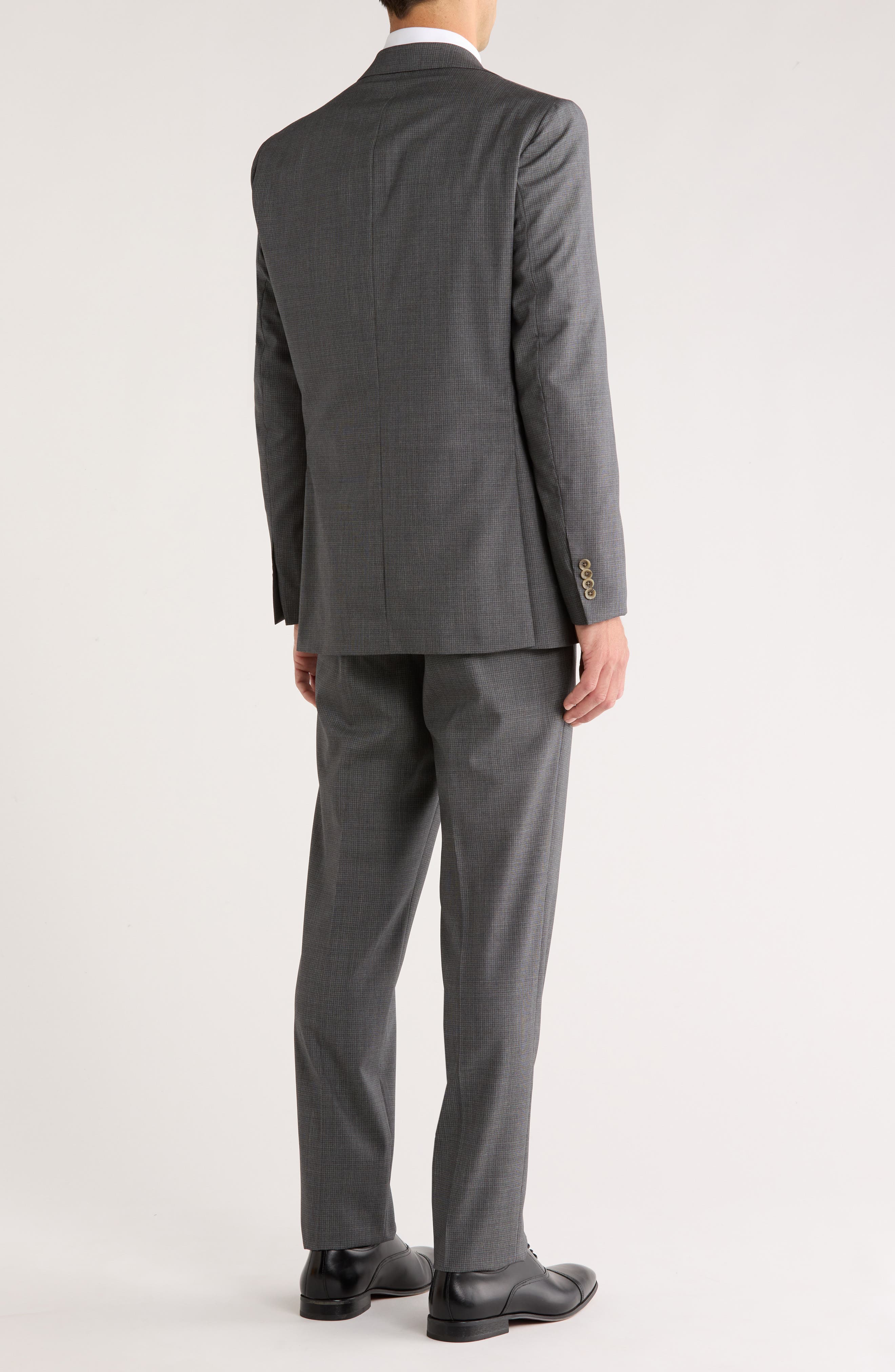 Jack Victor Esprit Grey Slub Wool Suit (Men) | Nordstromrack