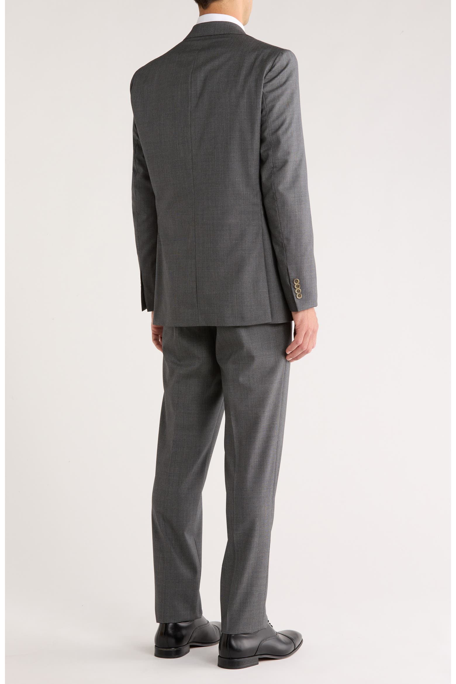 Wool Slubs Jack Victor Esprit Grey Slub Wool Suit (Men) | Nordstromrack