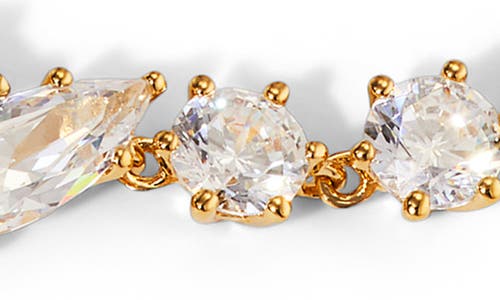 Nadri Beatrix Offset Cubic Zirconia Bracelet In Gold