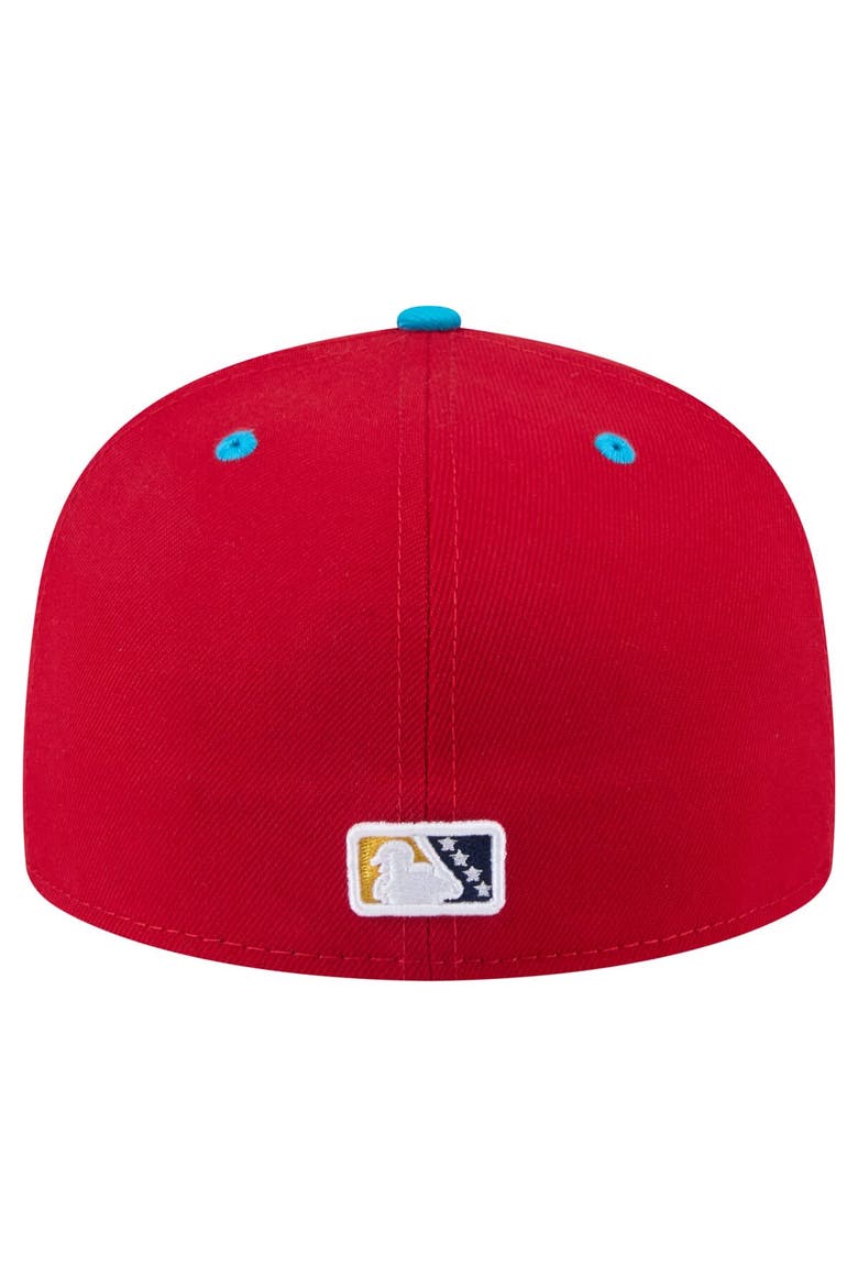 Men's New Era Red Scranton Wilkes-Barre RailRiders Copa de la Diversión 59FIFTY Fitted Hat, Alternate, color, Red
